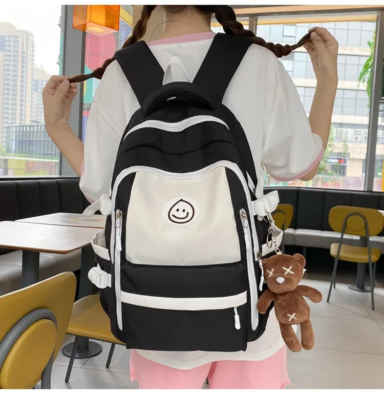 Solid Color Casual Daily Shopping Women's Backpack display picture 10