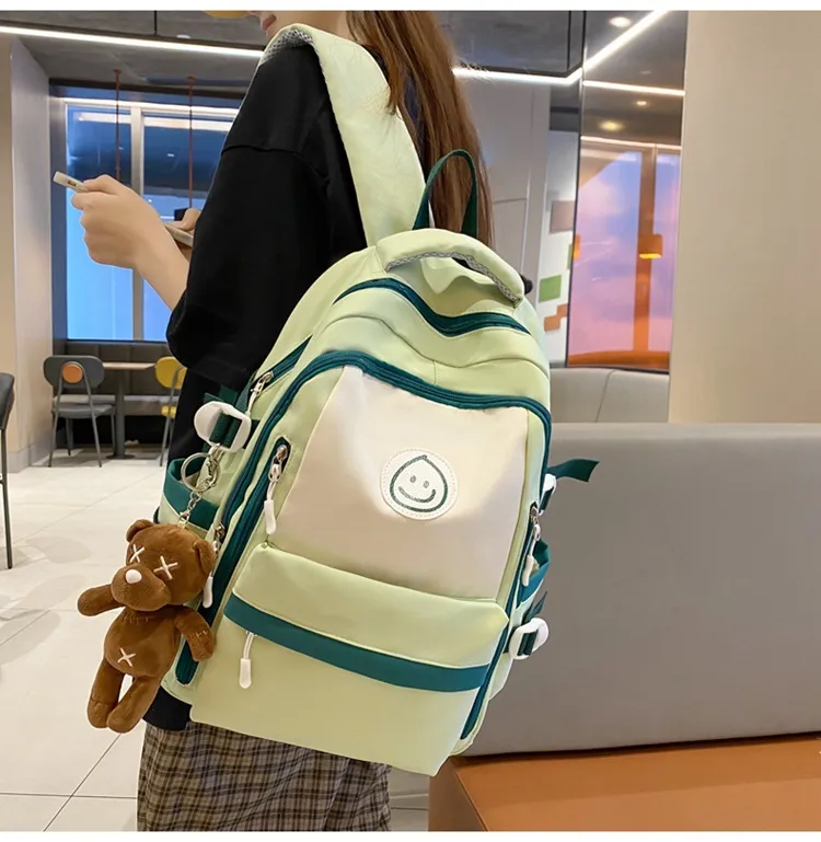 Solid Color Casual Daily Shopping Women's Backpack display picture 15