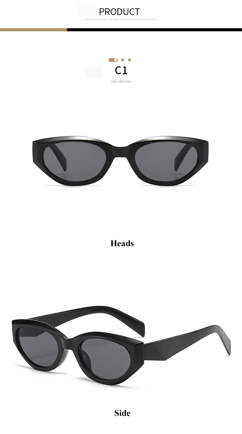 Streetwear Cool Style Geometric Pc Cat Eye Full Frame Women's Sunglasses display picture 5
