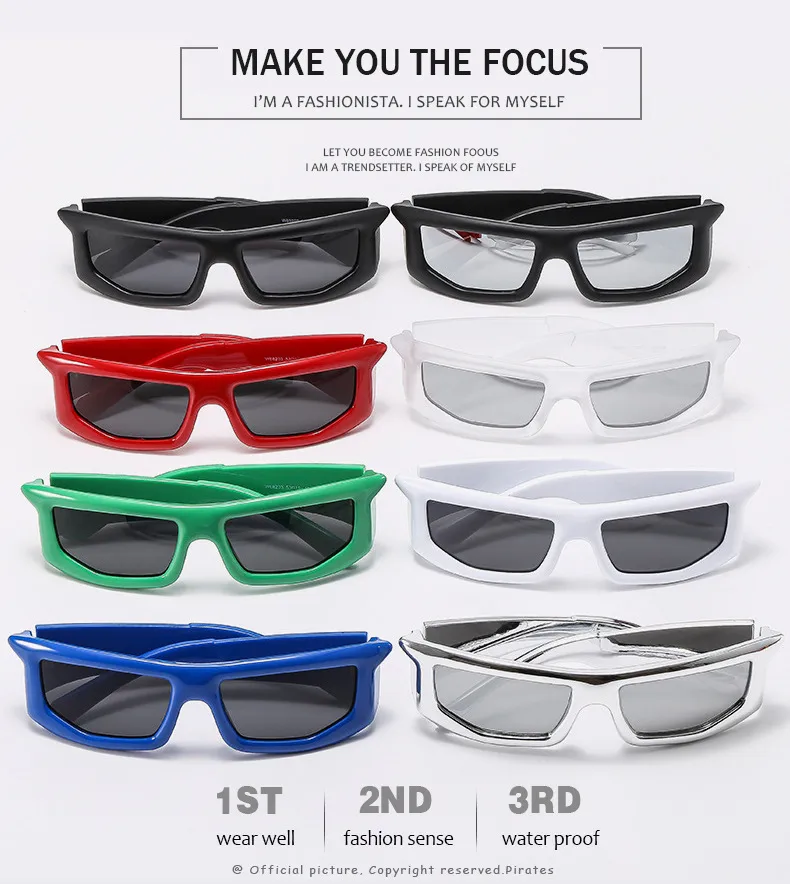 Casual Simple Style Solid Color Pc Special-Shaped Mirror Full Frame Women's Sunglasses display picture 2