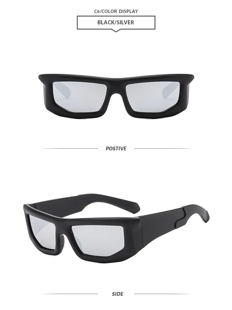 Casual Simple Style Solid Color Pc Special-Shaped Mirror Full Frame Women's Sunglasses display picture 10