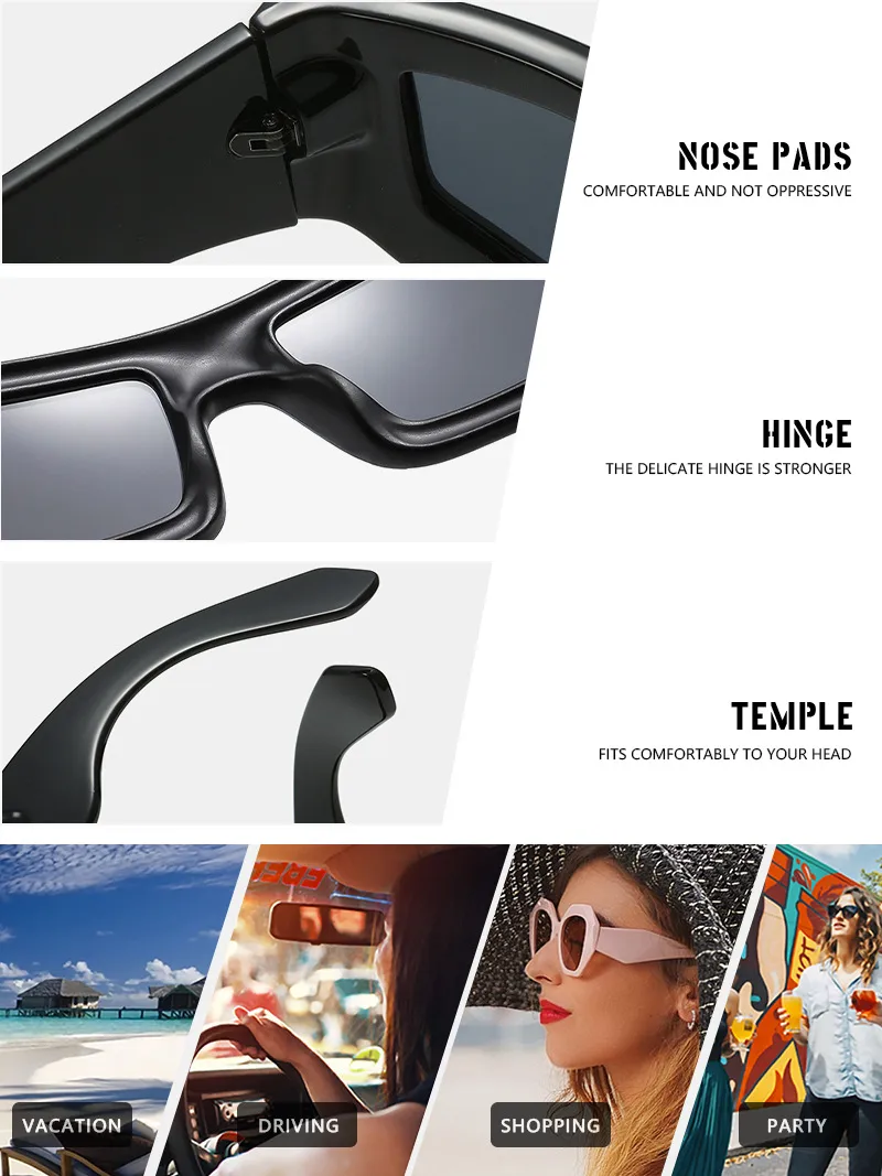 Casual Simple Style Solid Color Pc Special-Shaped Mirror Full Frame Women's Sunglasses display picture 13
