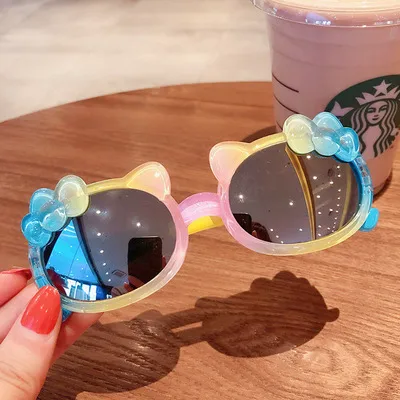 Little Red Book Children's Sunglasses Cute Princess Gradient Cartoon Men's And Women's Sunglasses Children's Colorful Sun Protection Sun Shade Trendy Glasses display picture 10