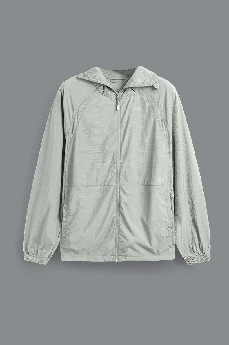 Jie Zhan Men's Wear | UPF100 Light Original Yarn Sunscreen Clothing  Spring/Summer New Outdoor Sunscreen Clothing Hooded Coat display picture 17