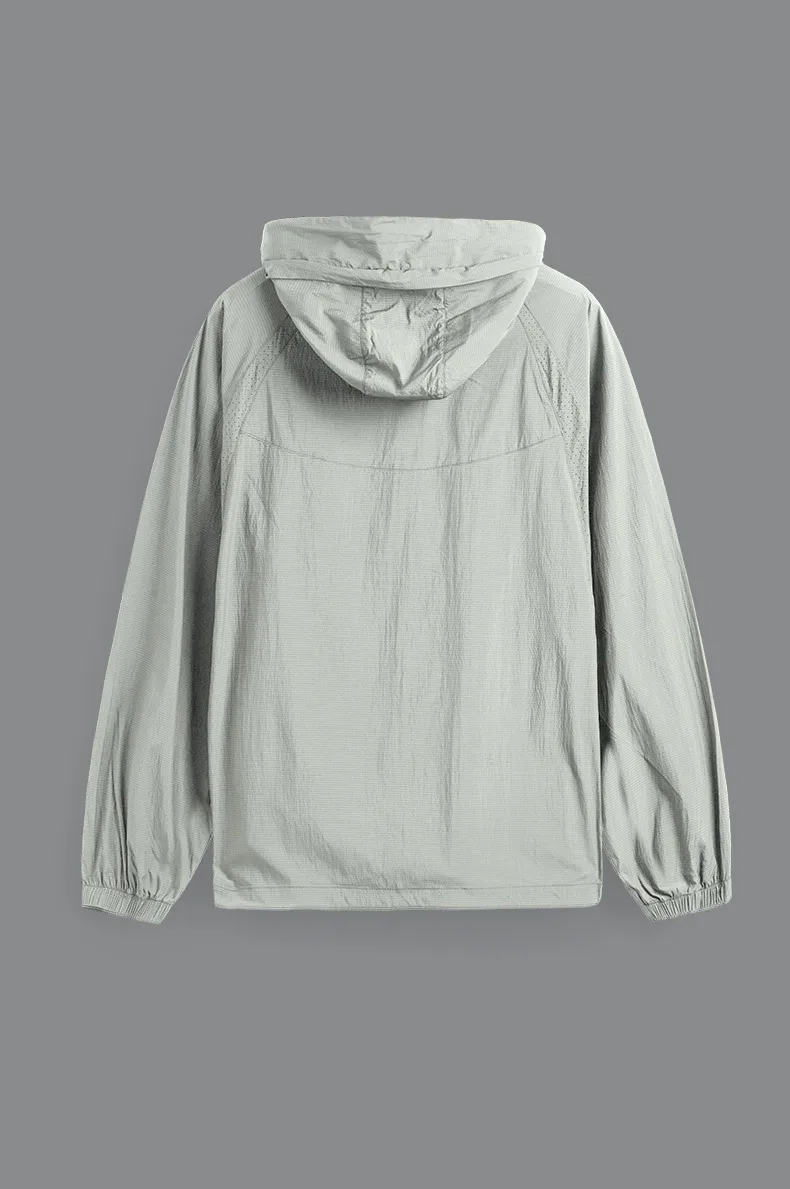 Jie Zhan Men's Wear | UPF100 Light Original Yarn Sunscreen Clothing  Spring/Summer New Outdoor Sunscreen Clothing Hooded Coat display picture 18
