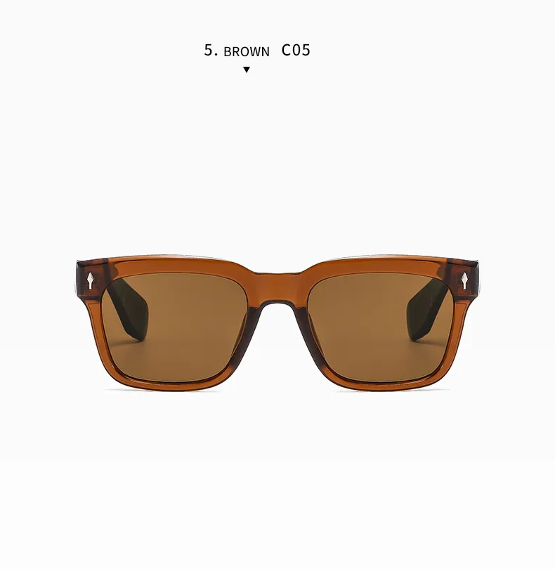 Basic Vintage Style Classic Style Solid Color Pc Square Full Frame Women's Sunglasses display picture 18