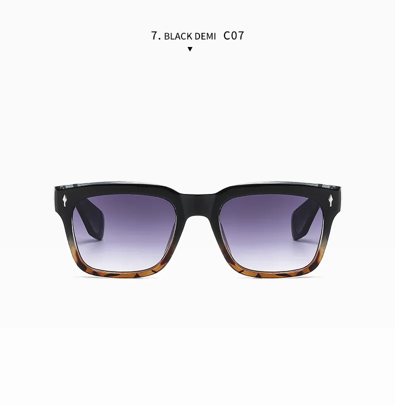 Basic Vintage Style Classic Style Solid Color Pc Square Full Frame Women's Sunglasses display picture 22