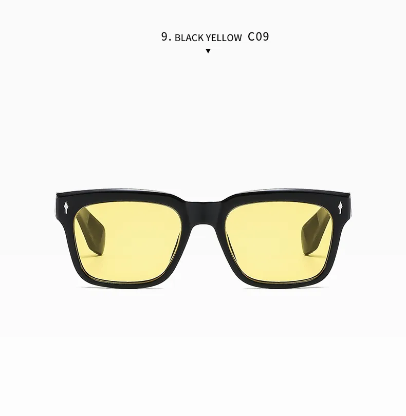Basic Vintage Style Classic Style Solid Color Pc Square Full Frame Women's Sunglasses display picture 26