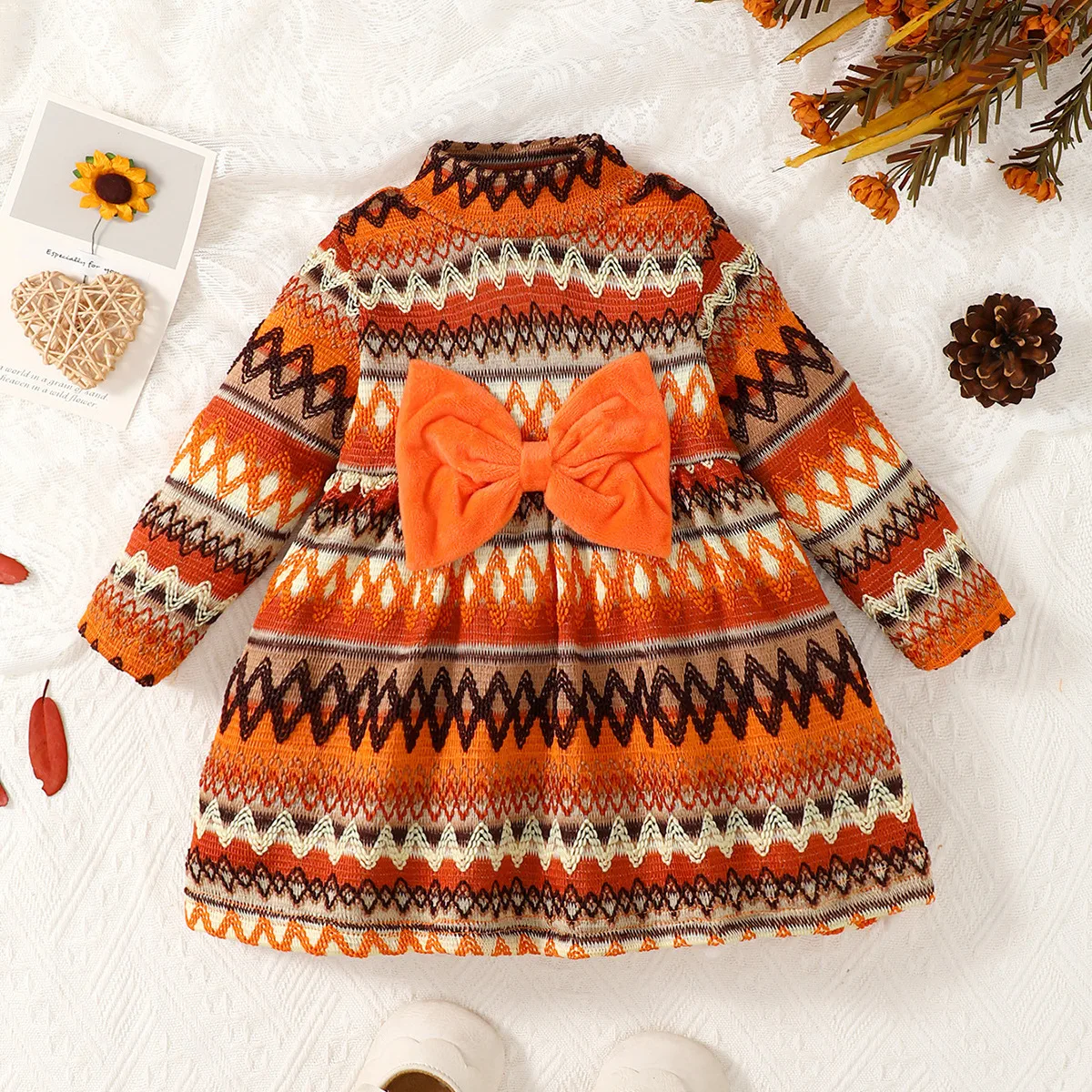 Casual Cute Stripe Polyester Girls Dresses display picture 1