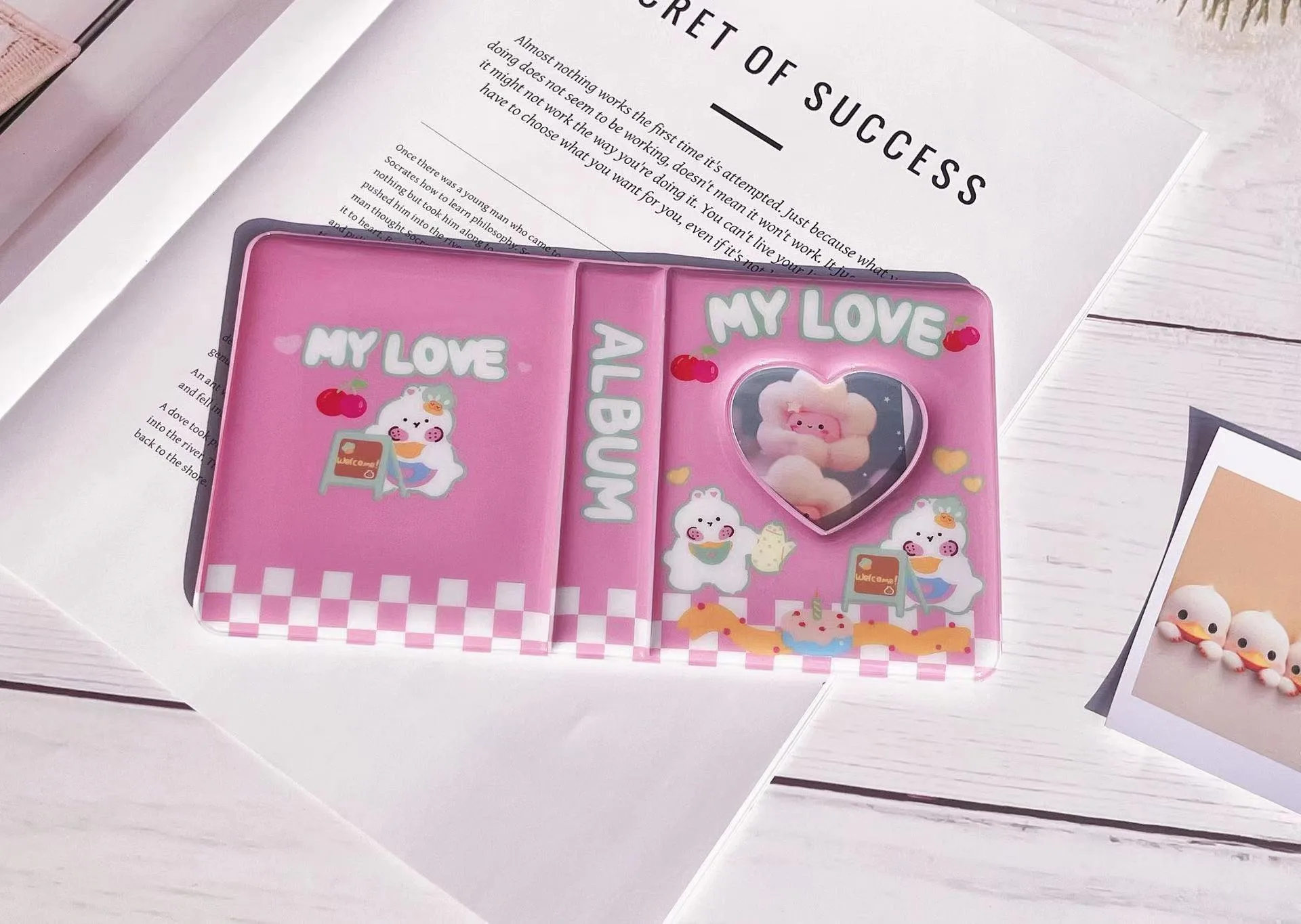 3-inch  Cute High-looking Girl Star-chasing Storage Book ID Photo Album Card Book display picture 5