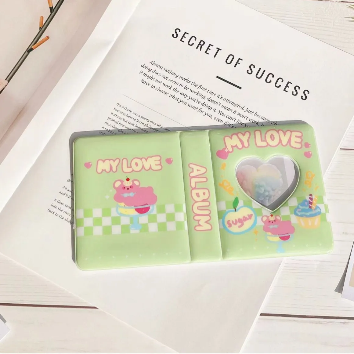 3-inch  Cute High-looking Girl Star-chasing Storage Book ID Photo Album Card Book display picture 7