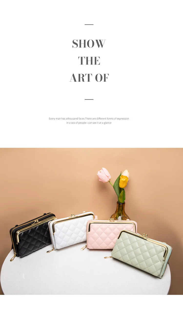 Embroidered Mobile Phone Bag Ladies Bag Bag New  Women's Bag Wholesale Live Shoulder Mobile Phone Bag display picture 2