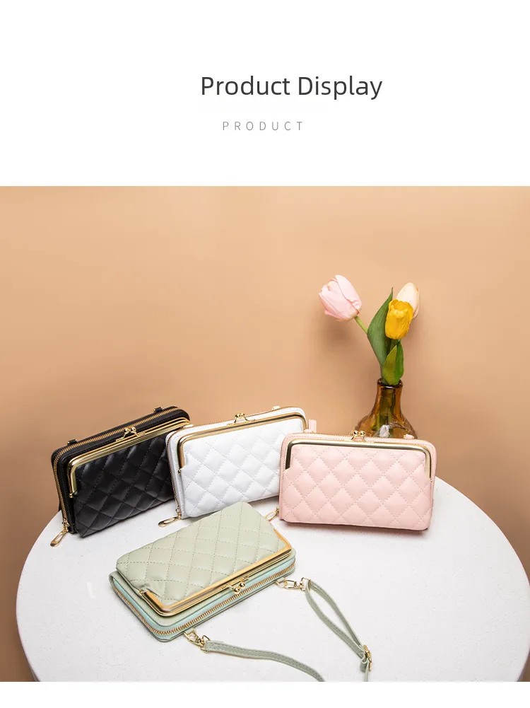 Embroidered Mobile Phone Bag Ladies Bag Bag New  Women's Bag Wholesale Live Shoulder Mobile Phone Bag display picture 8