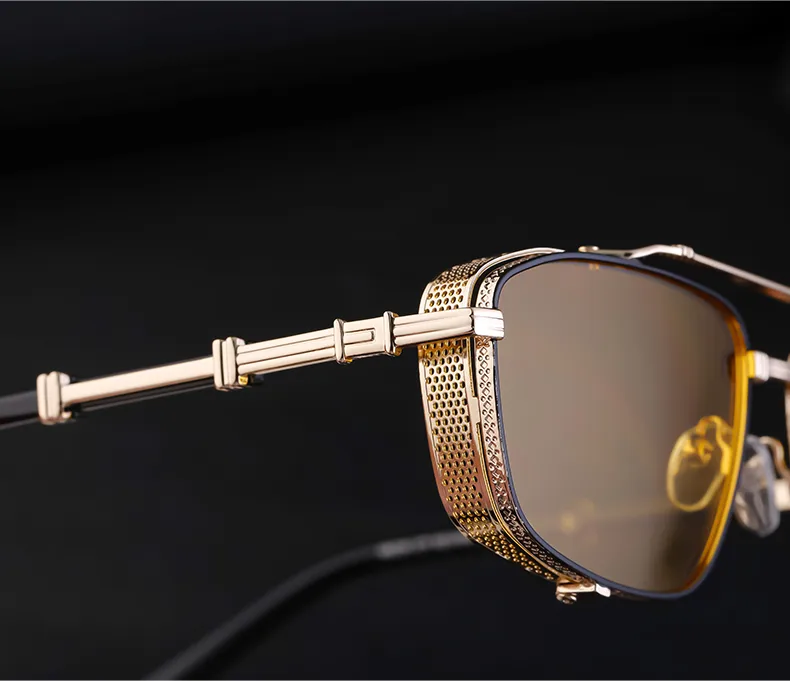Casual Punk Commute Solid Color Pc Square Full Frame Men's Sunglasses display picture 10