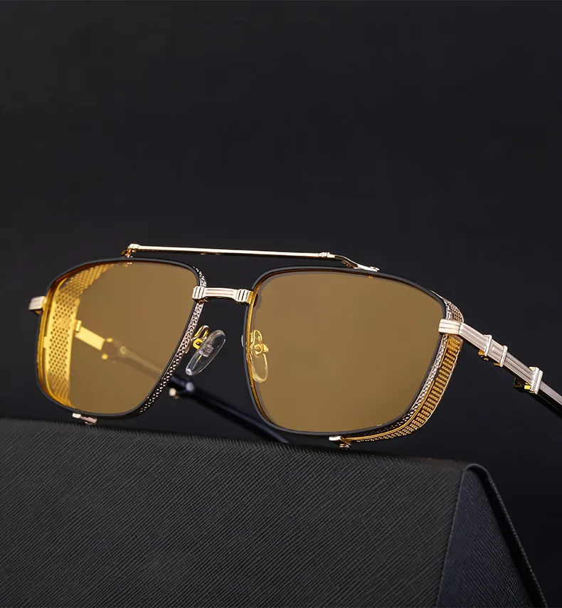 Casual Punk Commute Solid Color Pc Square Full Frame Men's Sunglasses display picture 27