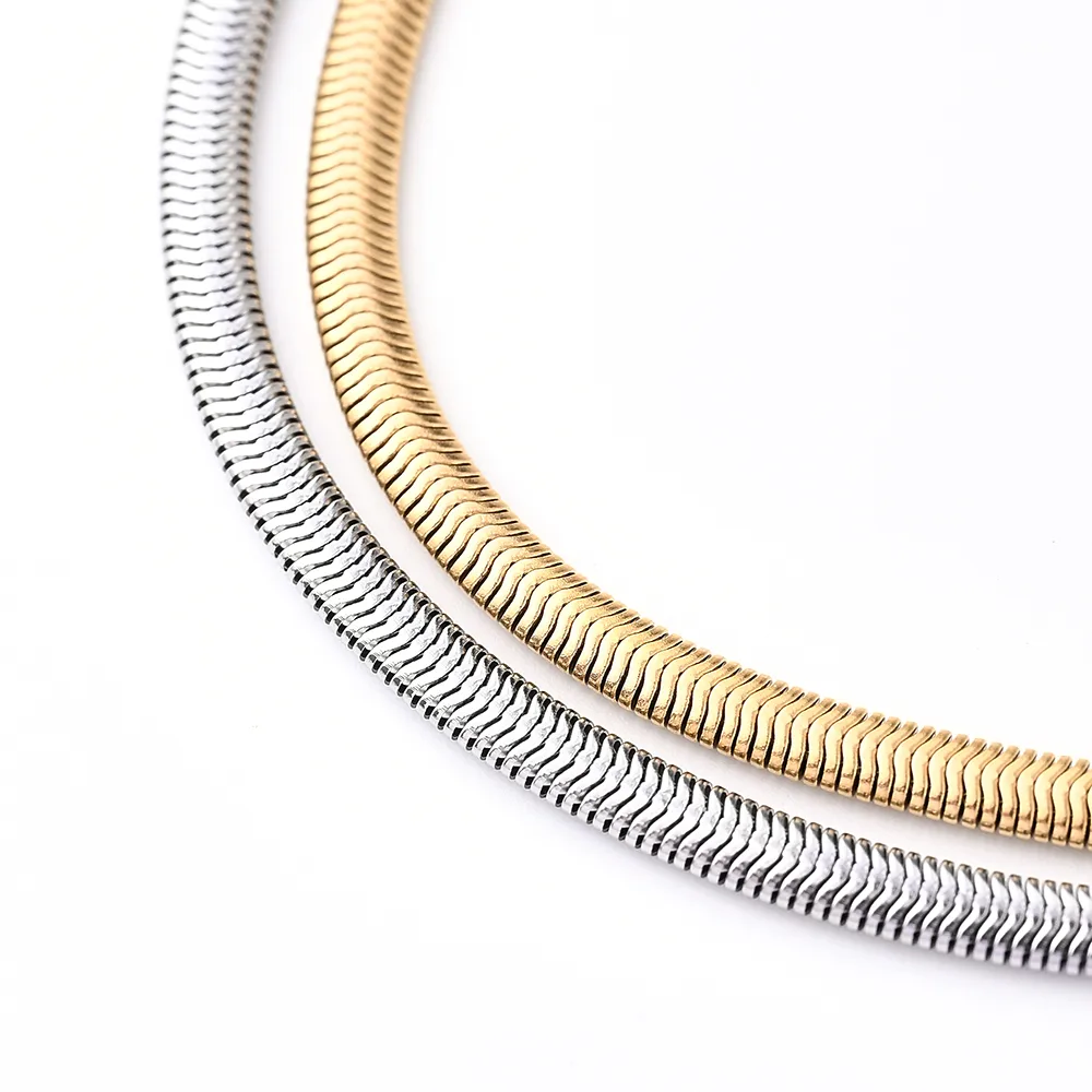 3 Strands/Package 304 Stainless Steel 18K Gold Plated Jewelry Accessories display picture 3