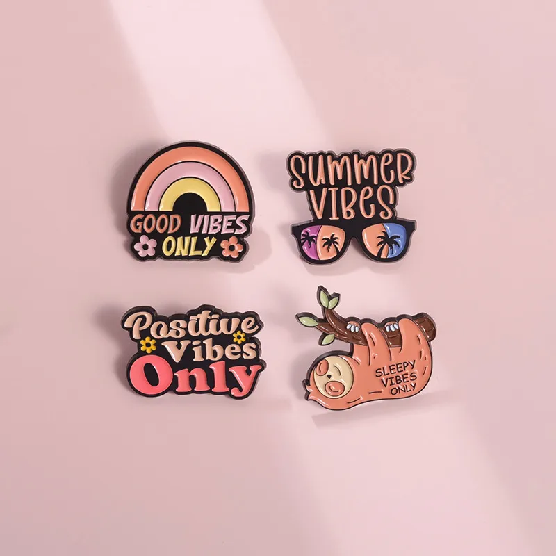 Cartoon Style Cute Cowboy Style Animal Letter Rainbow Alloy Stamping Stoving Varnish Plating Unisex Badge Brooches Collar Pin display picture 5