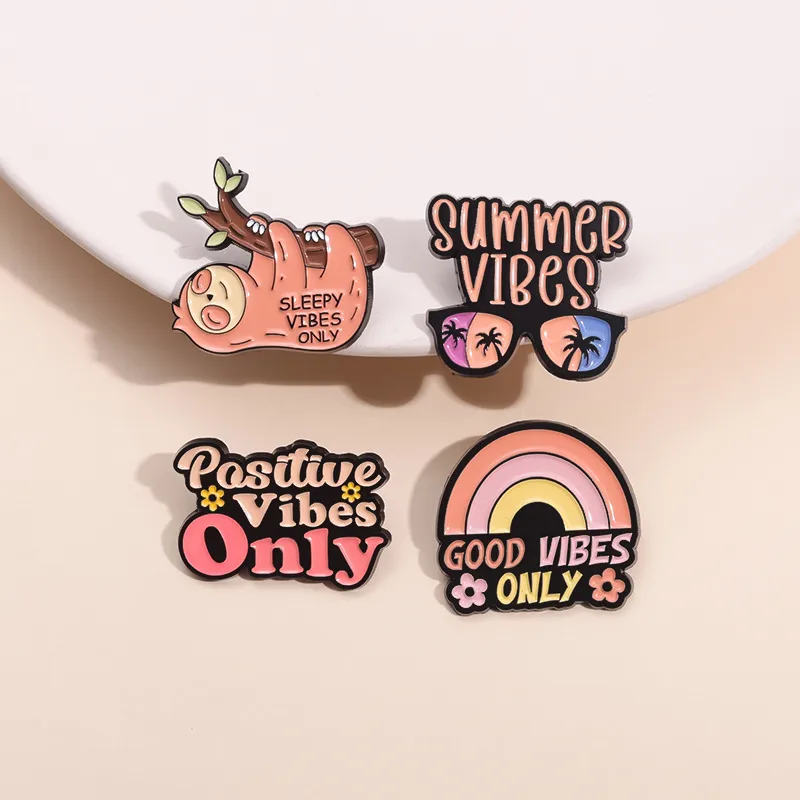 Cartoon Style Cute Cowboy Style Animal Letter Rainbow Alloy Stamping Stoving Varnish Plating Unisex Badge Brooches Collar Pin display picture 6