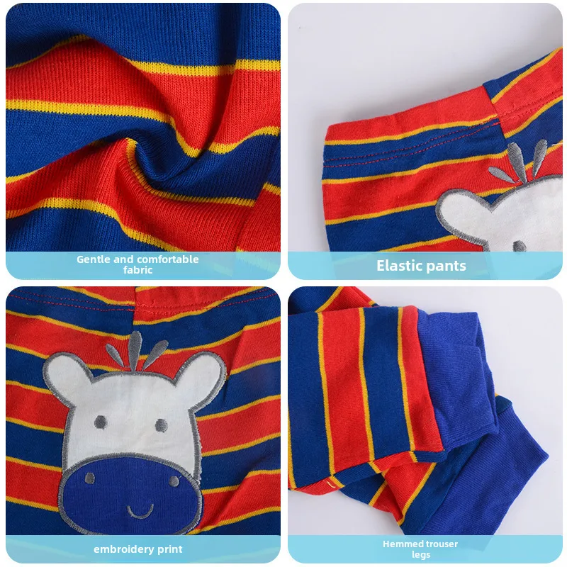 Baby Pants Big Pp Pants Men's And Women's Baby Fashion Pants Pajamas Embroidered 5 Fart Pants 3-48m display picture 6