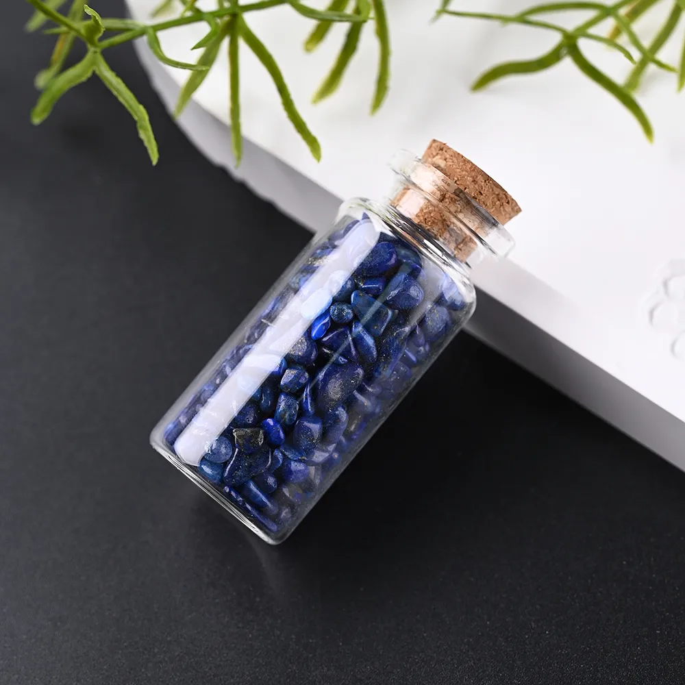 Elegant Handmade Simple Style Wishing Bottle Natural Stone Ornaments Artificial Decorations display picture 5