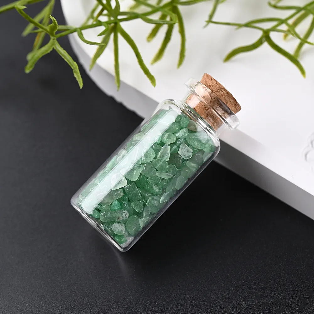 Elegant Handmade Simple Style Wishing Bottle Natural Stone Ornaments Artificial Decorations display picture 12