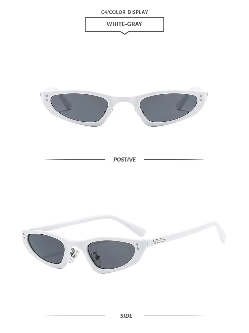 Casual Basic Simple Style Geometric Ac Special-Shaped Mirror Full Frame Women's Sunglasses display picture 9