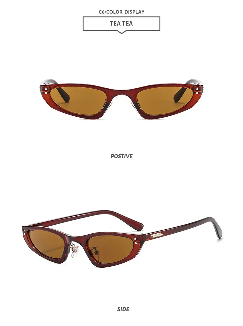 Casual Basic Simple Style Geometric Ac Special-Shaped Mirror Full Frame Women's Sunglasses display picture 11