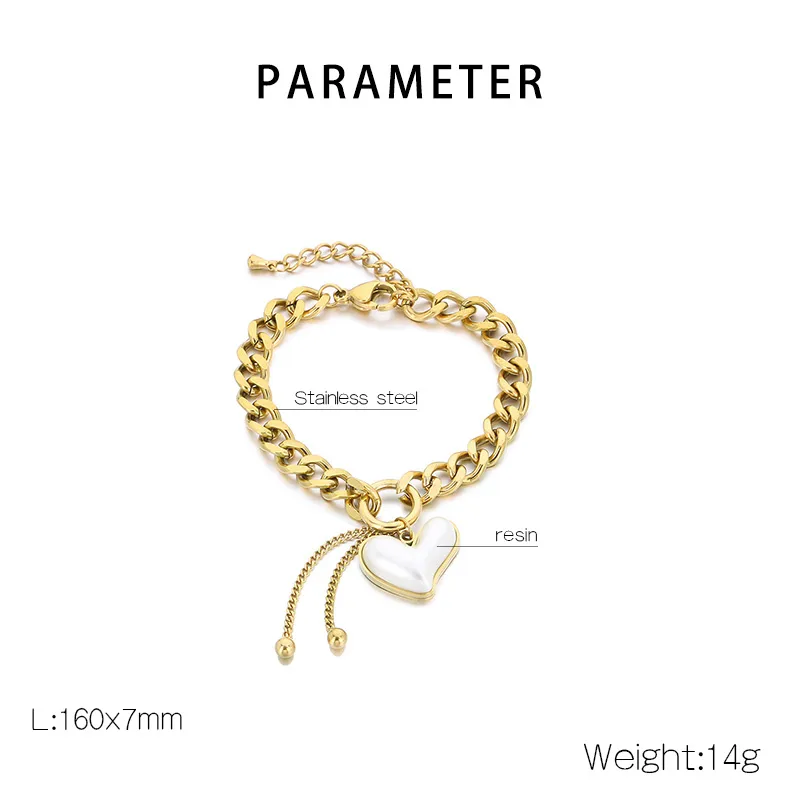 Wholesale Jewelry Simple Style Heart Shape 304 Stainless Steel 18K Gold Plated Jewelry Set display picture 1
