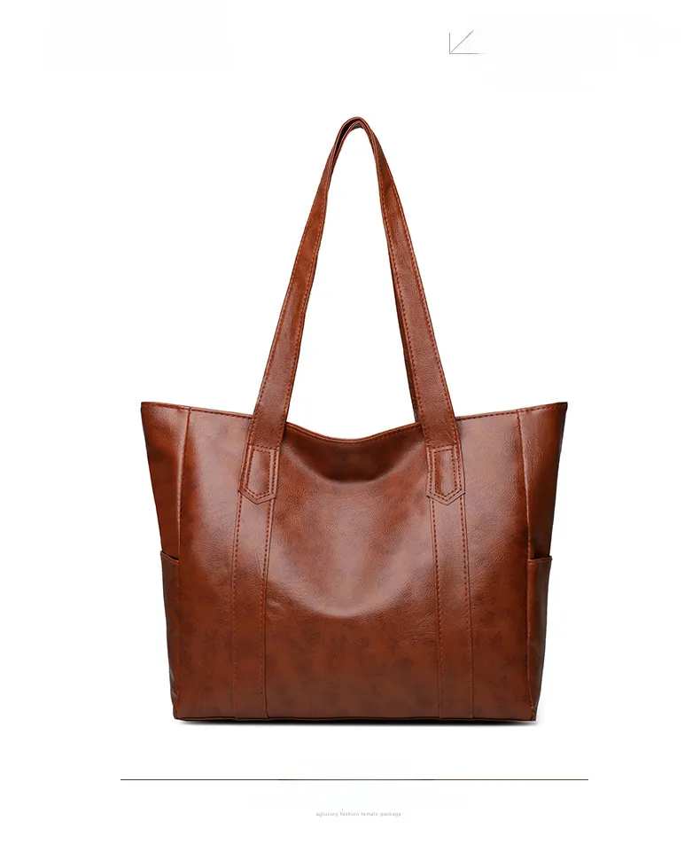 New Fashion  Women's Bag Large Capacity Shoulder Bag Mother Bag Simple  Handbag A Generation Of Hair display picture 4