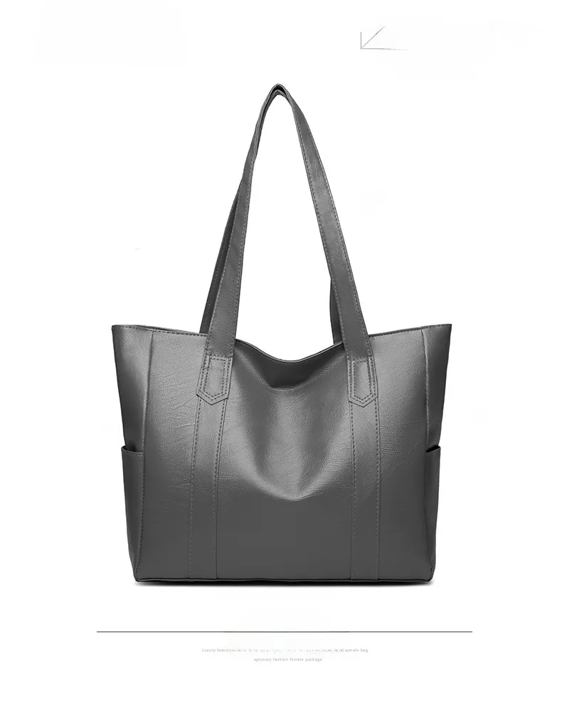 New Fashion  Women's Bag Large Capacity Shoulder Bag Mother Bag Simple  Handbag A Generation Of Hair display picture 5