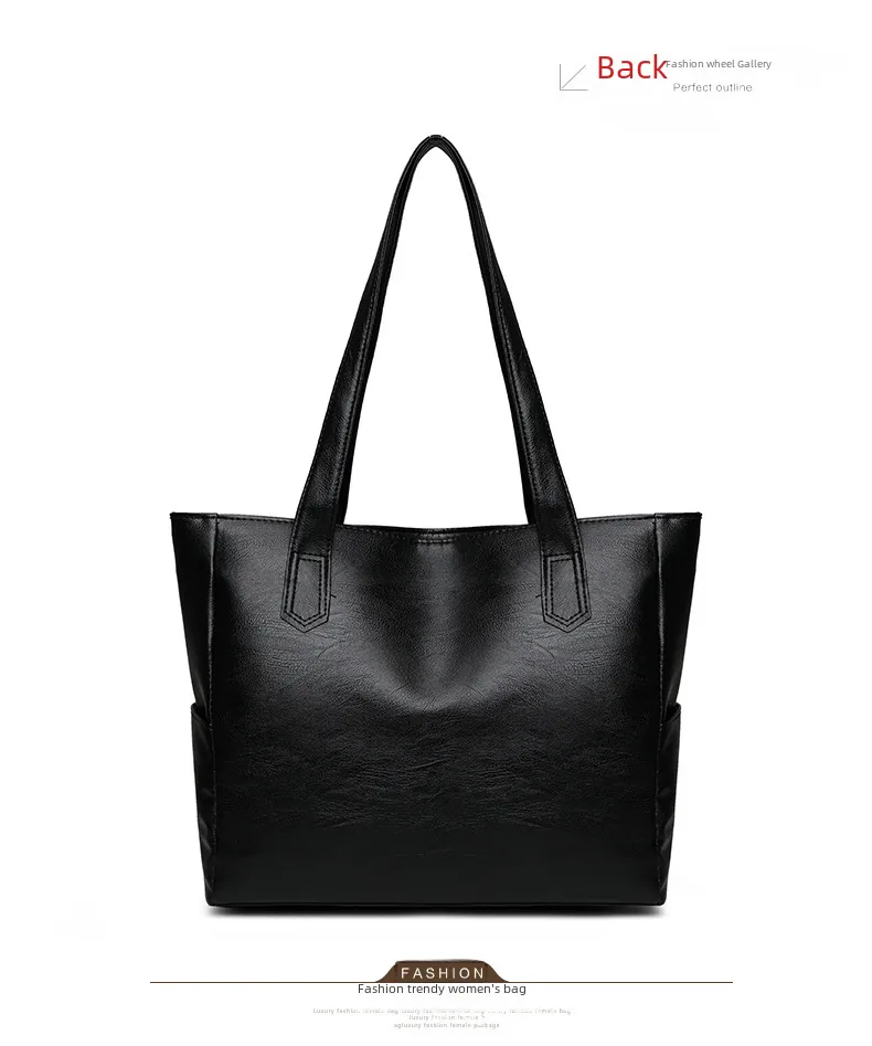 New Fashion  Women's Bag Large Capacity Shoulder Bag Mother Bag Simple  Handbag A Generation Of Hair display picture 8