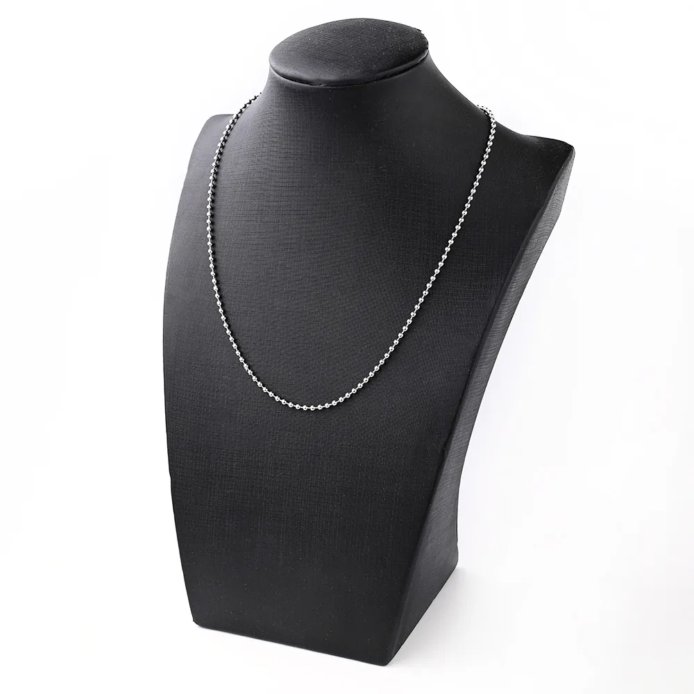 10 Strands/Package 450mm 600mm 304 Stainless Steel Gold Plated Ball Solid Color Polished Semi-Finished Necklace Chain display picture 3