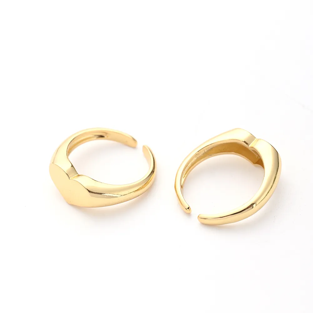 Copper 18K Gold Plated Opening Plating Inlay Eight Awn Star Heart Shape Zircon Adjustable Ring display picture 2