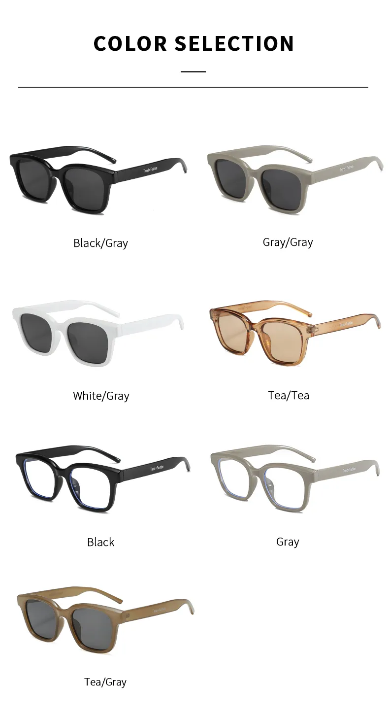 IG Style Simple Style Solid Color Pc Square Full Frame Women's Sunglasses display picture 9