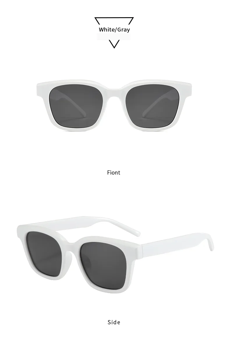 IG Style Simple Style Solid Color Pc Square Full Frame Women's Sunglasses display picture 13
