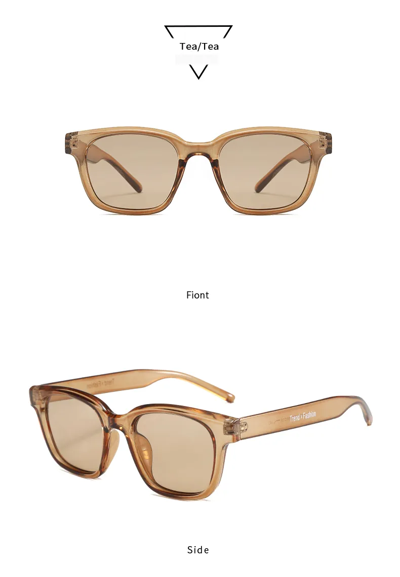 IG Style Simple Style Solid Color Pc Square Full Frame Women's Sunglasses display picture 14