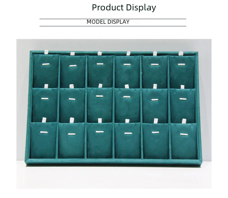 Dark Green Internet Red Jewelry Tray Bracelet Bracelet Ring Yu Pei Earrings Jewelry Display Rack Jewelry Storage Rack display picture 3