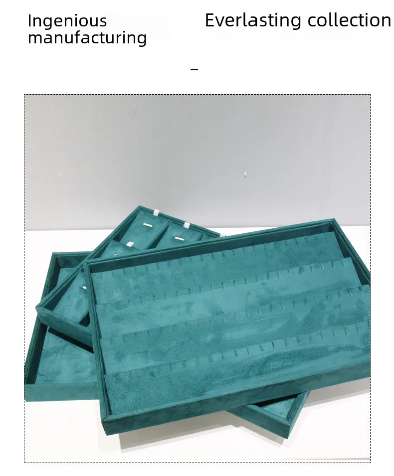 Dark Green Internet Red Jewelry Tray Bracelet Bracelet Ring Yu Pei Earrings Jewelry Display Rack Jewelry Storage Rack display picture 5
