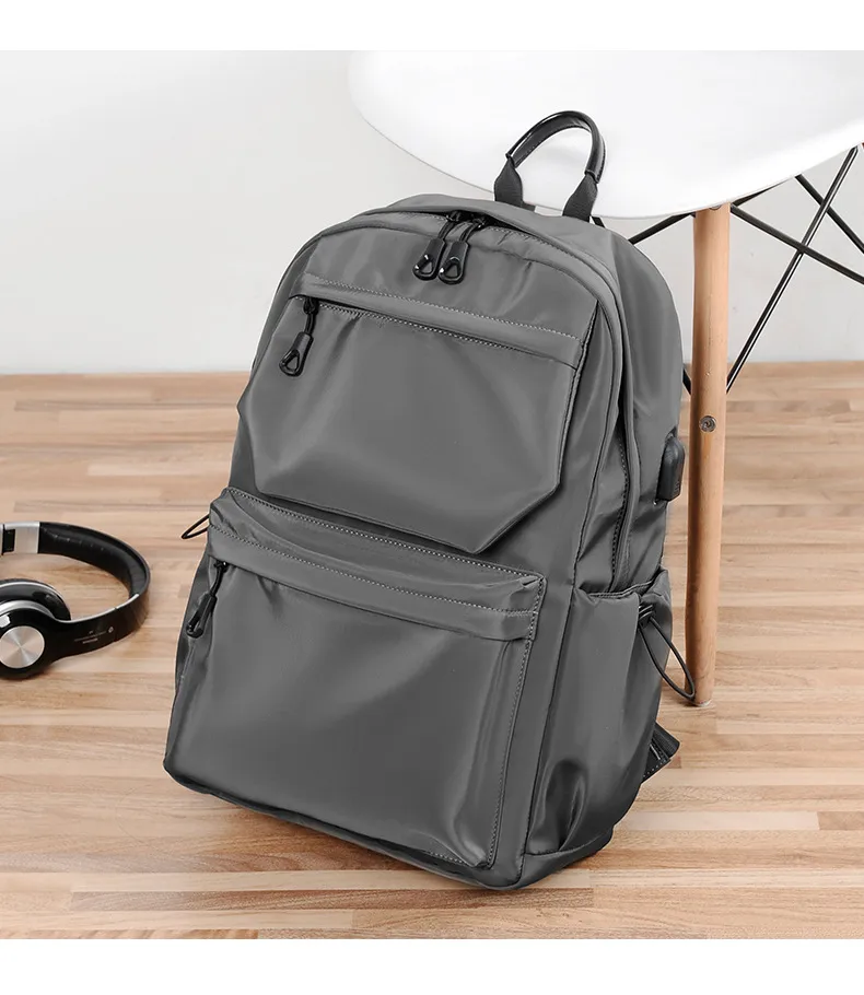 Backpack Men's Business Backpack Fashion Oxford Cloth Large Capacity Satchel Student School Bag Computer Bag Men's Bag display picture 17