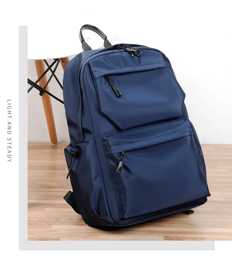 Backpack Men's Business Backpack Fashion Oxford Cloth Large Capacity Satchel Student School Bag Computer Bag Men's Bag display picture 18