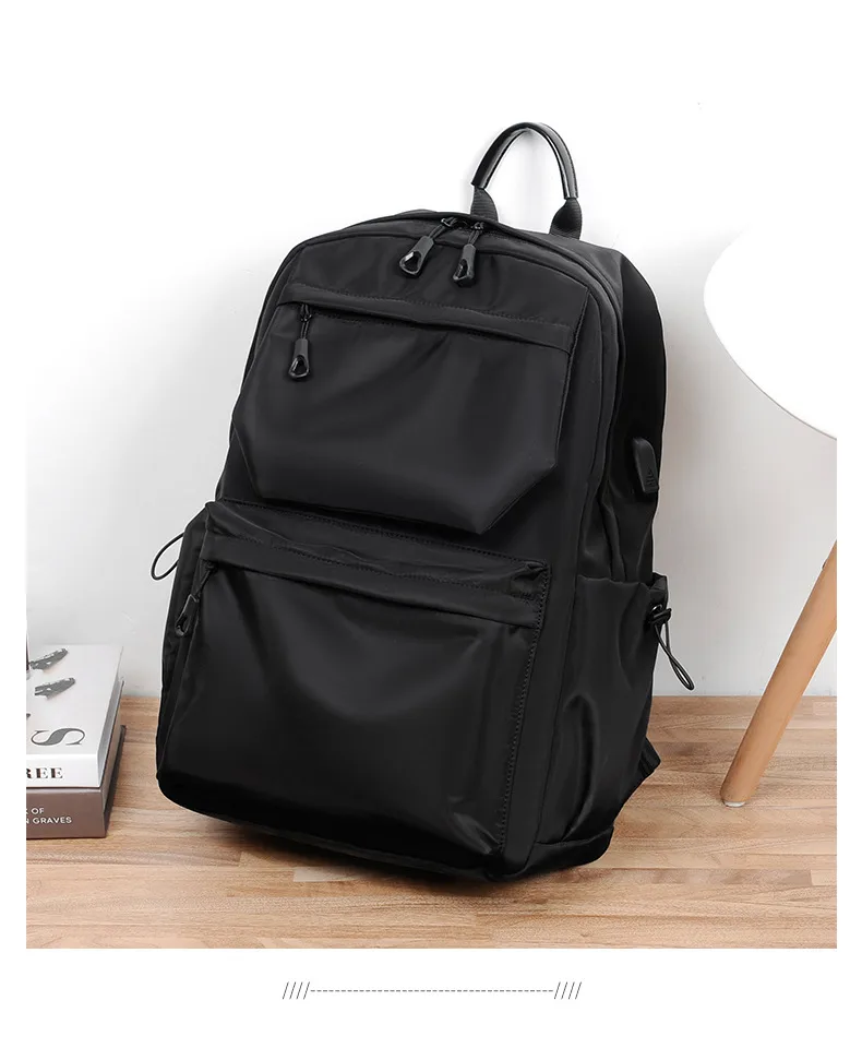 Backpack Men's Business Backpack Fashion Oxford Cloth Large Capacity Satchel Student School Bag Computer Bag Men's Bag display picture 20