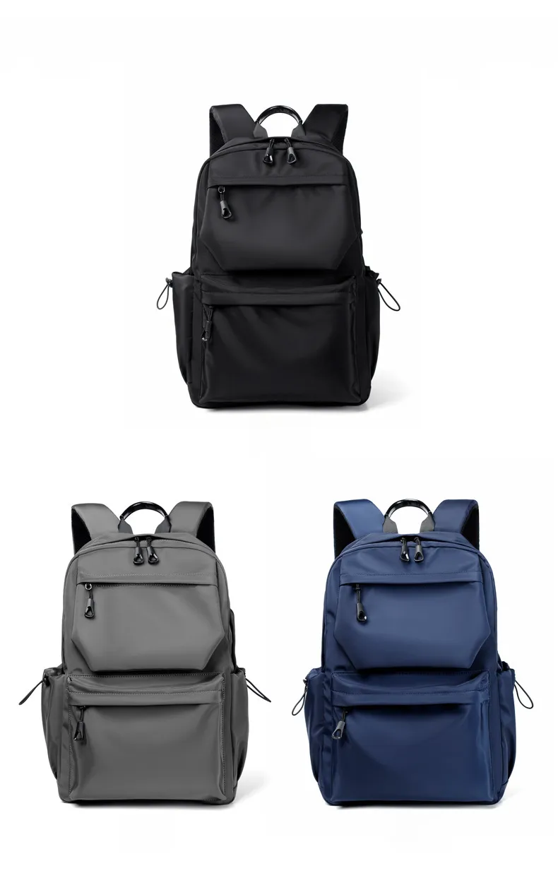 Backpack Men's Business Backpack Fashion Oxford Cloth Large Capacity Satchel Student School Bag Computer Bag Men's Bag display picture 23