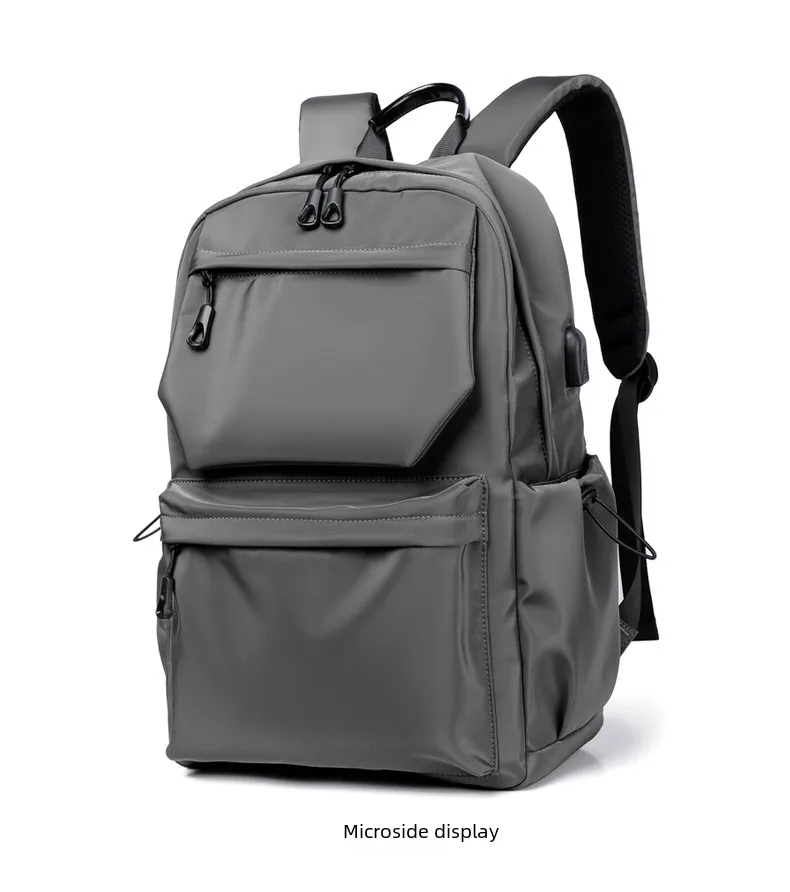 Backpack Men's Business Backpack Fashion Oxford Cloth Large Capacity Satchel Student School Bag Computer Bag Men's Bag display picture 25