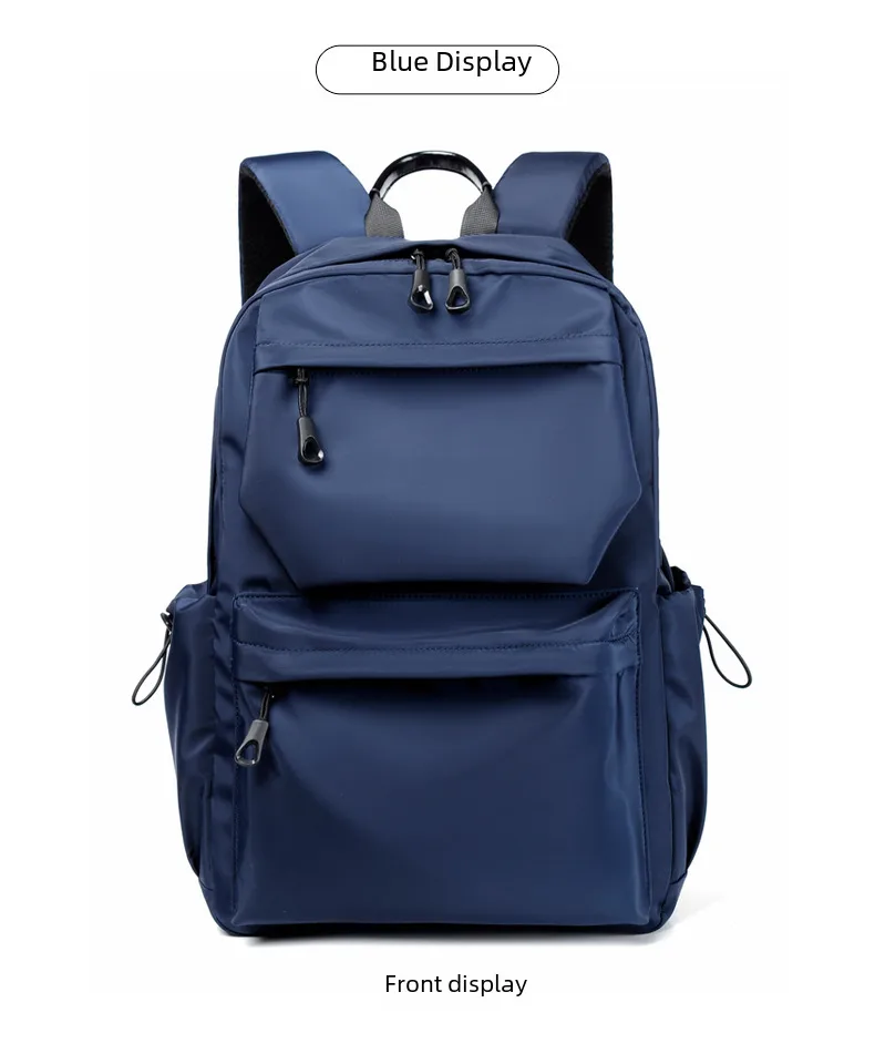 Backpack Men's Business Backpack Fashion Oxford Cloth Large Capacity Satchel Student School Bag Computer Bag Men's Bag display picture 26