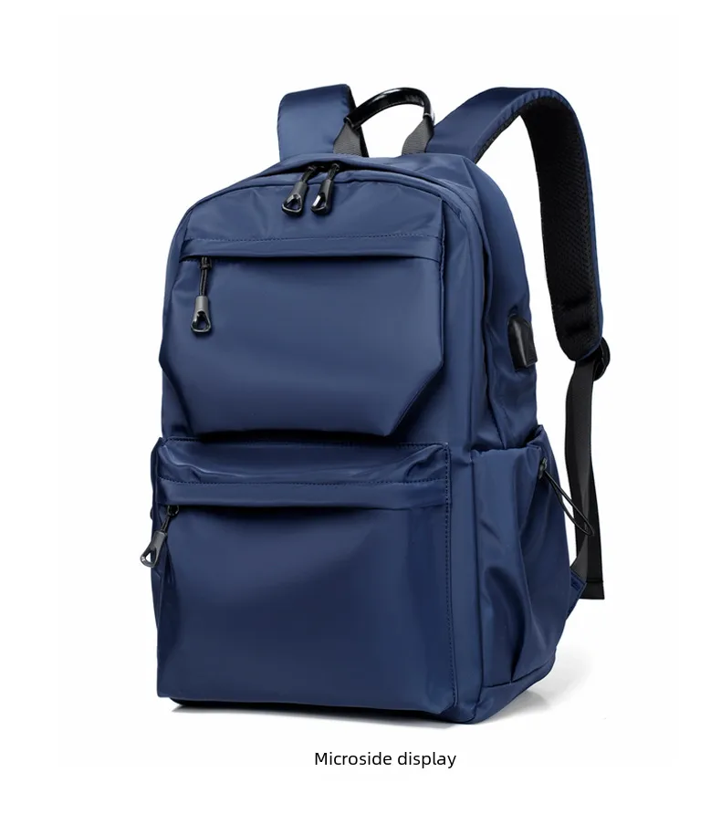Backpack Men's Business Backpack Fashion Oxford Cloth Large Capacity Satchel Student School Bag Computer Bag Men's Bag display picture 27