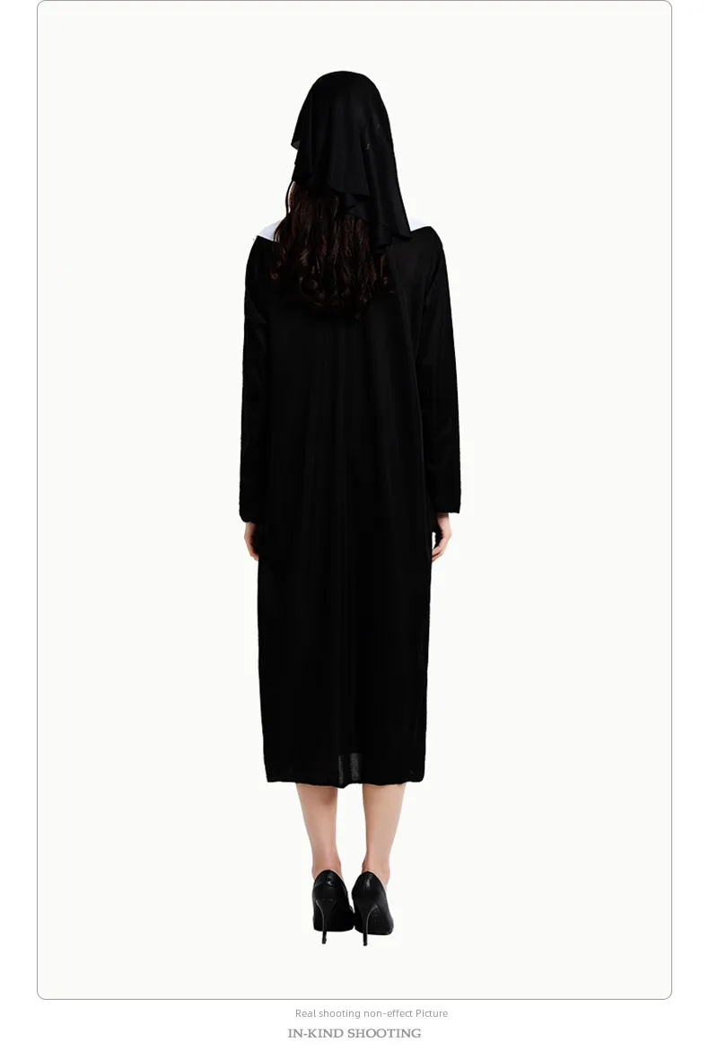 Cosplay Nuns Robe Party Cosplay Costume Drama Stage Performance display picture 2