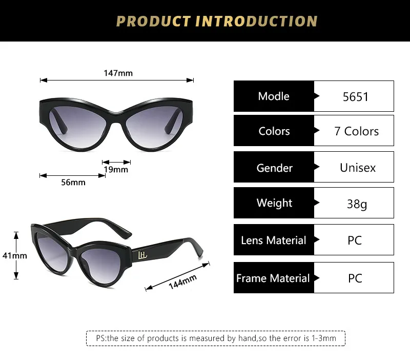Basic Simple Style Solid Color Ac Cat Eye Full Frame Women's Sunglasses display picture 2