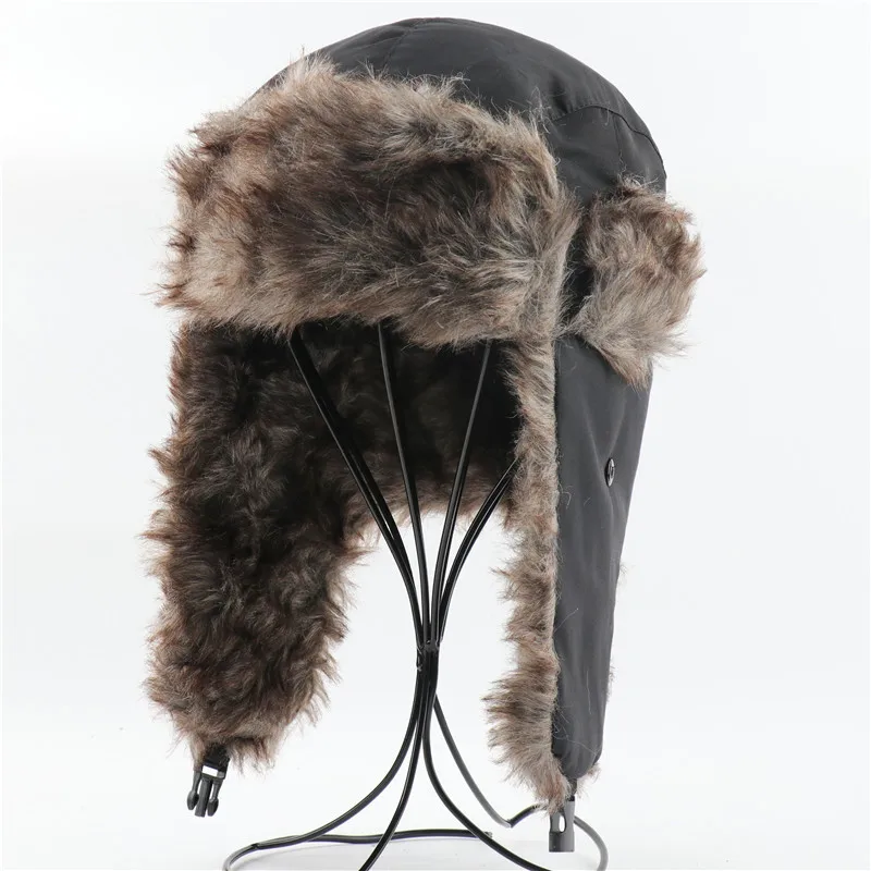 Men's And Women's Waterproof Lei Feng Hat Cold Ski Hat Warm Hat Windproof Mask Ear Protection Cap display picture 2