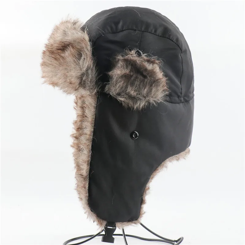 Men's And Women's Waterproof Lei Feng Hat Cold Ski Hat Warm Hat Windproof Mask Ear Protection Cap display picture 4