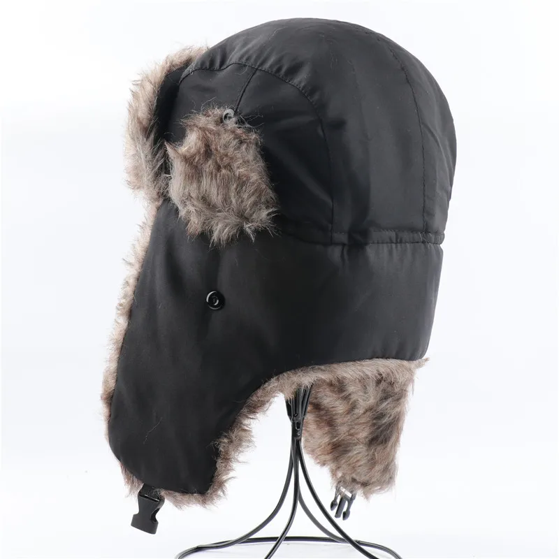 Men's And Women's Waterproof Lei Feng Hat Cold Ski Hat Warm Hat Windproof Mask Ear Protection Cap display picture 5